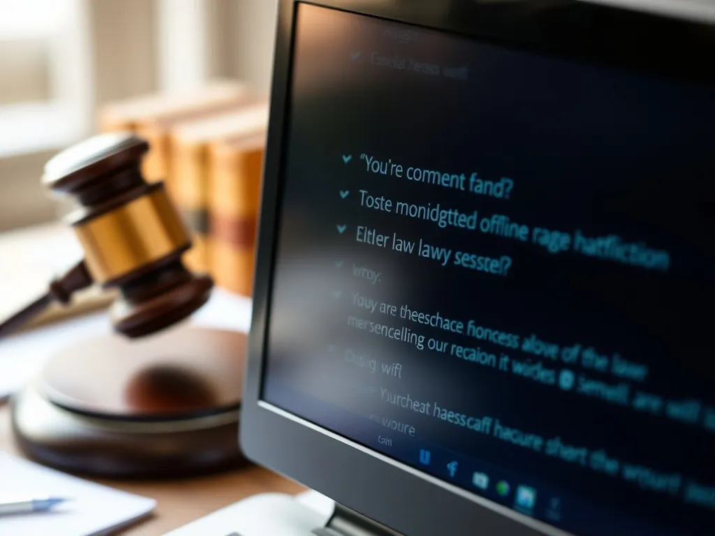 Co grozi za wyzywanie kogoś w internecie? Prawne konsekwencje